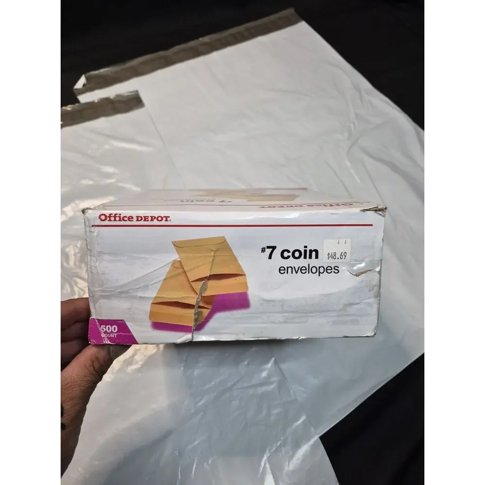 Office Depot #7 Coin Envelopes 3 1/2